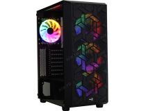 Miditower Aerocool Hive-G-BK-v2 ATX без БП, с окном