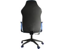  7053957 Кресло игровое Chairman Game 23 экопремиум серый/голубой