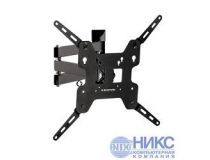 Kromax OPTIMA-408 Black Наклонно-поворотный кронштейн (VESA100-400, 22-65 , 30кг)