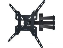 Kromax OPTIMA-408 Black Наклонно-поворотный кронштейн (VESA100-400, 22-65 , 30кг)