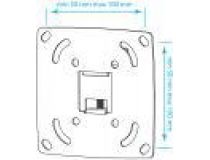 Kromax OPTIMA-100 Black фиксированный кронштейн (VESA50-100, 25кг)