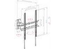 ArmMedia LCD-413 Black наклонно-поворотный кронштейн (VESA200-400, 35кг)