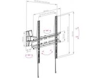 ArmMedia LCD-413 Black наклонно-поворотный кронштейн (VESA200-400, 35кг)