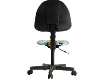  7038185 Кресло детское Chairman Kids 104 ткань зоопарк (чёрн.)