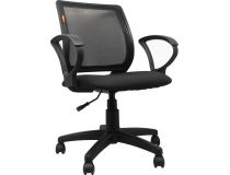  7059207 Офисное кресло Chairman 699 TW чёрный (спинка сетка)