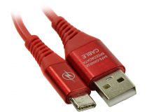 Smartbuy iK-3112ERGbox Red USB AM -- USB-C M 1м