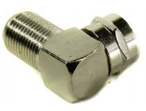 Коннектор антенный тип F (F-M), Г-образный