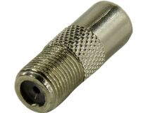 Переходник антенный ТВ 9.5 (M) -  тип F (F)