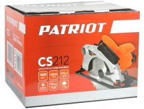 190301650 Циркулярная пила (дисковая) Patriot CS 212 1800Вт (ручная)