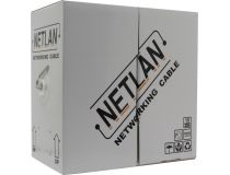 Кабель UTP 4 пары кат.5e  бухта 305м NETLAN EC-UU004-5E-PVC-GY 
