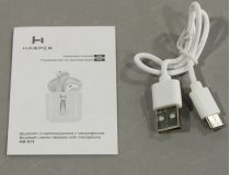 Наушники с микрофоном HARPER HB-513 Green (Bluetooth 5.1, с регулятором громкости)