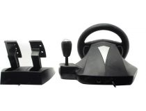 Руль Dialog GW-135VR Gran Tourismo Vibration (Рулевое колесо+педали+рычаг перекл. скоростей, USB)