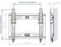 Kromax IDEAL-6W White наклонный кронштейн(VESA50-200, 35кг)