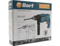 Bort BSM-650U 93726881 Ударная дрель (650W, 3000 об/мин, 13 мм, реверс, ключ)
