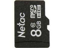Netac NT02P500STN-008G-S microSDHC Memory Card 8Gb UHS-I U1 Class 10