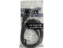 Wize CAC6-C13-C14-1.8M Кабель UPS - устройство 220V (IEC-320-C13--  IEC-320-C14) 1.8м