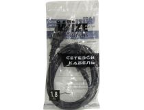 Wize CAC6-C13-C14-1.8M Кабель UPS - устройство 220V (IEC-320-C13--  IEC-320-C14) 1.8м