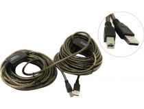 Кабель активный с усилителем USB 2.0 A-- B 20м