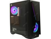 Miditower Aerocool Visor-G-BK-v1 Black ATX без БП, с окном