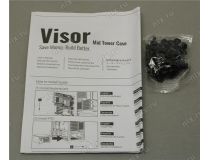 Miditower Aerocool Visor-G-BK-v1 Black ATX без БП, с окном