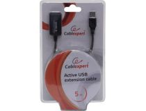Cablexpert UAE-01-5M Кабель удлинительный активный USB 2.0 A-- A 5м