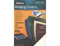 Fellowes FS-53714 Обложки Delta A4, цвета голубой Wedgewood, 100 шт., картон с тиснением под кожу