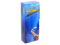 20204751 Пружины для переплета пластиковые Office Kit , O 45 мм овал , 410 листов A4 , 50 шт в упаковке , красный.