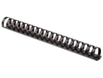 LA-78667 Пружины для переплета пластиковые Lamirel, 6 мм. Цвет: черный, 100 шт в упаковке.