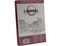 Lamirel CRC78686 Обложки для переплёта (Red картонные, под кожу , A4, 230г/м2, уп.100шт)