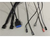 Miditower 1STPLAYER DK D4 D4-BK-4G6 Black ATX без БП, с окном