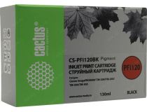 Картридж Cactus CS-PFI120BK Black для Canon iPF TM-200/TM-205/TM-300/TM-305