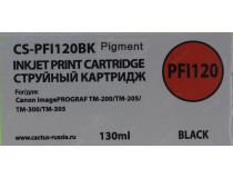 Картридж Cactus CS-PFI120BK Black для Canon iPF TM-200/TM-205/TM-300/TM-305