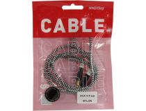 Smartbuy A-35-35 black Кабель Jack3.5-M -- Jack3.5-M 1м