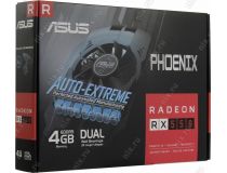 4Gb PCI-E GDDR5 ASUS PH-RX550-4G-EVO (RTL) DVI+HDMI+DP  RADEON RX 550 