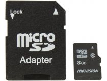 HIKVISION HS-TF-C1-8G+microSD-- SD Adapter microSDHC Memory Card 8Gb Class10