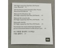 Xiaomi BHR4603GL Black Набор гелевых ручек Mi High-capacity Gel Pen (10-Pack)