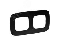 Legrand 754402 VLN-a Матовый черный Рамка 2П