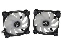 Thermaltake CL-F115-PL12SW-A (4пин, 120x120x25мм 2шт, 28дБ, 500-1500об/мин)
