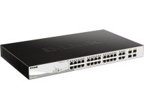 D-Link DGS-1210-28P ,FL1A Управляемый коммутатор (24UTP 1000Mbps PoE + 4SFP)