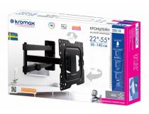 Kromax DIX-18 Black Универсальное поворотное крепление (VESA100-400, 40кг)