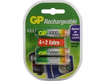 Аккумулятор GP 100AAAHC-6 (1.2V, 950mAh) NiMh, Size  AAA  уп. 6 шт 
