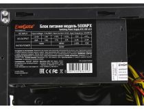 Minitower ExeGate mEVO-9302 MicroATX 500W (24+4пин)  EX287884RUS 