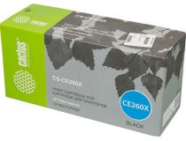 Картридж Cactus CS-CE260X Black для HP Color LJ CP4525n/CP4525dn/CP4525xh