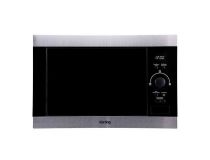 Korting KMI 825 XN Встраиваемая микроволновая печь 38.8х59.4х37.4 см, 25 л, 900 Вт, нержавеющая сталь+черное стекло