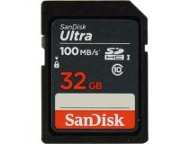SanDisk Ultra SDSDUNR-032G-GN3IN SDHC Memory Card 32Gb UHS-I Class10