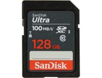 SanDisk Ultra SDSDUNR-128G-GN3IN SDXC Memory Card 128Gb UHS-I U1