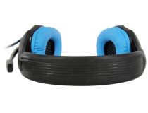 Наушники с микрофоном Defender Scrapper 500 Black/Blue (шнур 2м, с регулятором громкости) 64501 