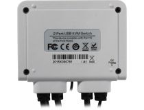 Multico EW-K1302HDC4K 2-port Type-C/HDMI KVM Switch (клав.USB+мышьUSB+HDMI+Audio,проводной ПДУ,кабели несъемные)
