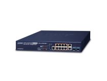 PLANET GS-5220-8UP2T2X L3 8-Port 10/100/1000T 75W 802.3bt PoE + 2-Port 10/100/1000T + 2-Port 10G SFP+ Managed Switch