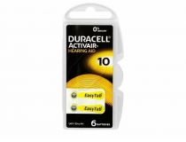 Батарейки DURACELL ZA10 (PR70) для слуховых аппаратов (6 шт)